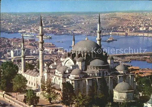 Istanbul Constantinopel Sueleymaniye Moschee Golden Horn / Istanbul /
