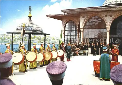 Istanbul Constantinopel Mehter Turkish ancien military musik Topkapi Bagdat kiosk / Istanbul /