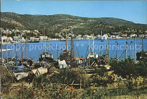 Bodrum Halicarnasus Hafen Segelboote Kat. Bodrum