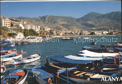 Alanya Hafen Boote Segelboote Teilansicht Kat. Alanya