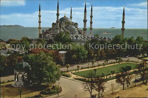 Istanbul Constantinopel Blaue Moschee Kaiser Wilhel II / Istanbul /