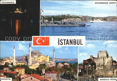 Istanbul Constantinopel Anadolu Hisari Dolmabahce Sarayi Sueleymaniye / Istanbul /