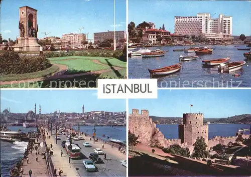 Istanbul Constantinopel Toksim Tarabya Galata Bruecke Burg Rumeli / Istanbul /