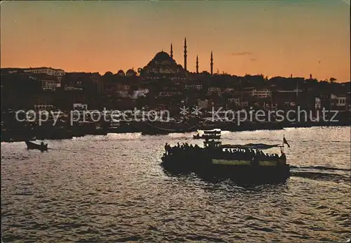 Istanbul Constantinopel Sueleymaniye Golden Horn Boot / Istanbul /