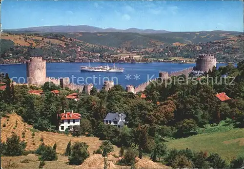 Istanbul Constantinopel Burg Bosphorus Dampfer / Istanbul /