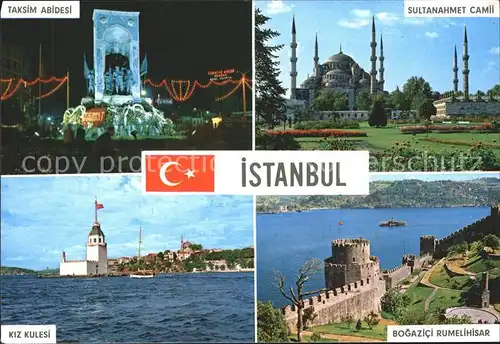 Istanbul Constantinopel Taksim Abidesi Sultanahamet Cami Bogazici Rumilihisar / Istanbul /