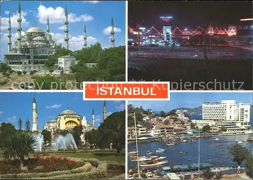 Istanbul Constantinopel Moschee Hafen Park / Istanbul /