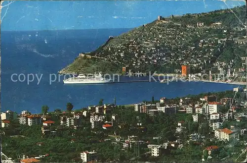 Alanya Teilansicht Dampfer Kat. Alanya