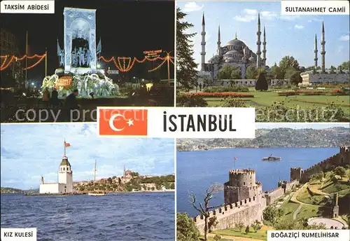 Istanbul Constantinopel Taksim Abidesi Sultanahmet Cami Bogazici Rumelihisar / Istanbul /