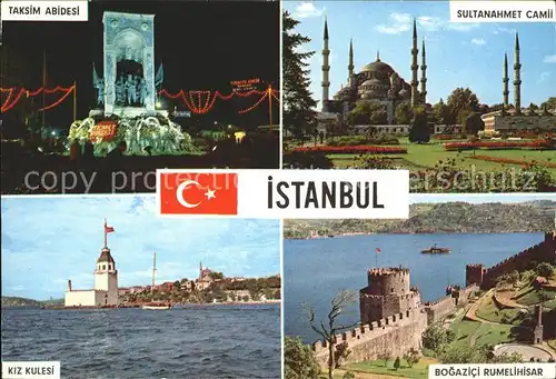 Istanbul Constantinopel Sultanahmet Cami Bogazici Rumelihisar Kiz Kulesi / Istanbul /