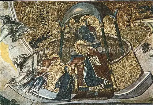 Istanbul Constantinopel Kariye Museum Vorstellung Maria Tempel Mosaik / Istanbul /