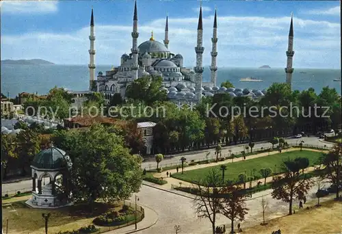 Istanbul Constantinopel Blaue Moschee Kaiser Wilhelm II / Istanbul /