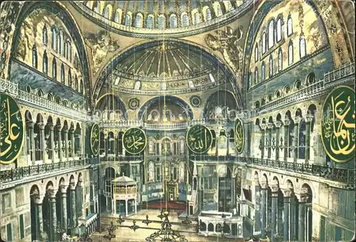 Istanbul Constantinopel Inneres St. Sophia Museum / Istanbul /