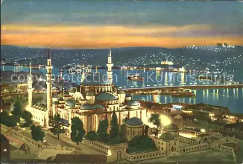 Istanbul Constantinopel Sueleymaniye Golden Horn Atatuerk Bruecke  / Istanbul /