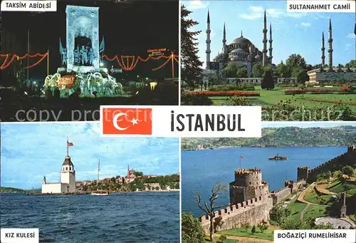 Istanbul Constantinopel Kiz Kulesi Bogazici Rumelihisar Sultanahmet Camii / Istanbul /