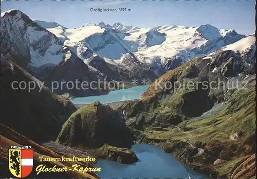 Grossglockner Tauernkraftwerke Glockner Kaprun Stausee Wasserfallboden  Kat. Heiligenblut