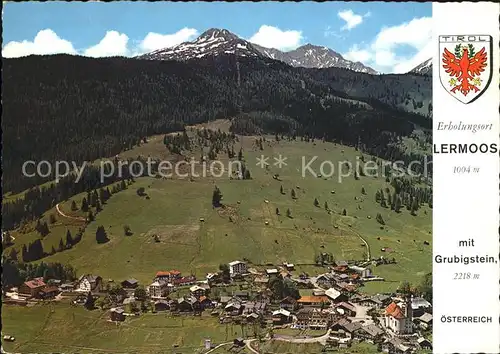 Lermoos Tirol Grubigstein Fliegeraufnahme Kat. Lermoos