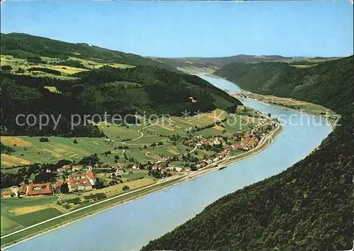 Engelhartszell Donau Oberoesterreich Fliegeraufnahme Kat. Engelhartszell