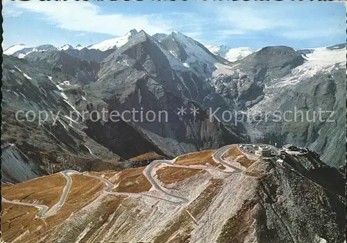 Grossglockner Hochalpenstrasse Parkplatz Edelweissspitze Fuschertoerl  Kat. Heiligenblut