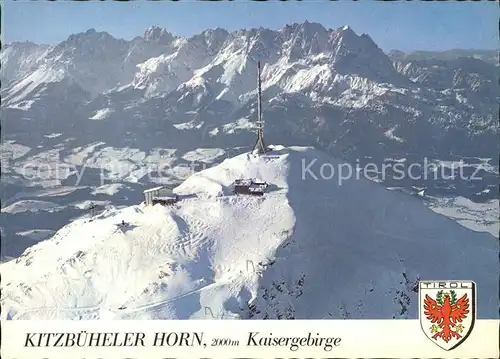 Kitzbuehel Tirol Kitzbueheler Horn Grossglockner Fliegeraufnahme Kat. Kitzbuehel