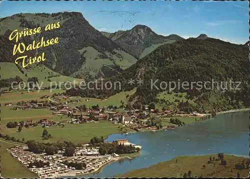 Walchsee Tirol Fliegeraufnahme  Kat. Walchsee