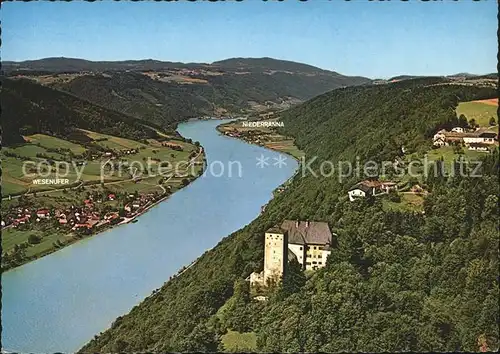 Hofkirchen Muehlkreis Schloss Marsbach Fliegeraufnahme Kat. Hofkirchen im Muehlkreis