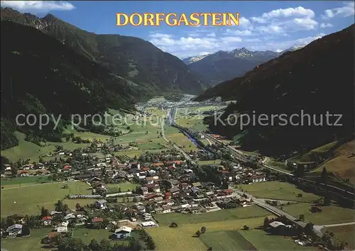 Dorfgastein Gasteinertal Fliegeraufnahme Kat. Dorfgastein