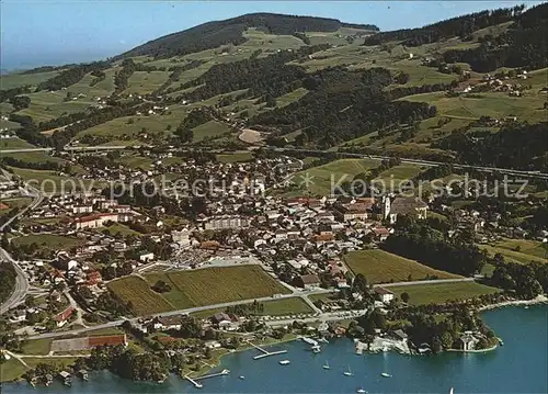 Mondsee Salzkammergut Fliegeraufnahme Kat. Mondsee