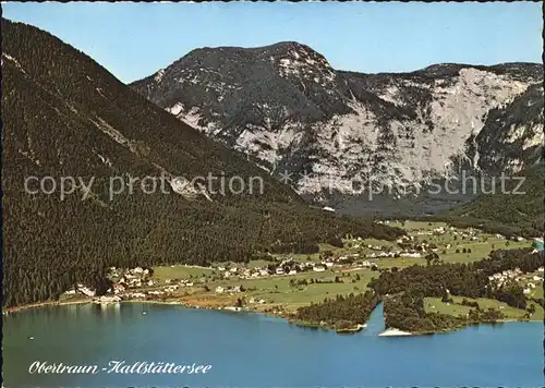 Obertraun Hallstaettersee Dachstein Fliegeraufnahme Kat. Obertraun