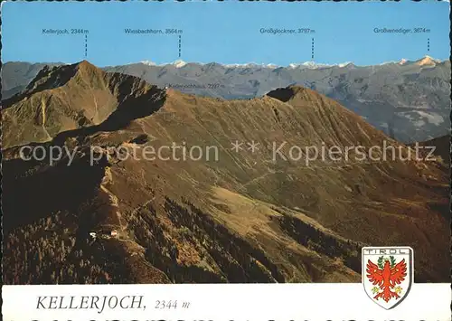 Kellerjoch Fliegeraufnahme Kat. Schwaz