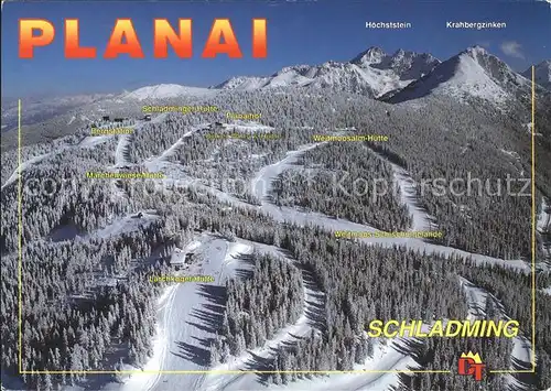 Schladming Obersteiermark Planai Fliegeraufnahme Kat. Schladming