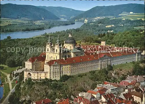 Melk Donau Benediktinerstift Melk  Kat. Melk Wachau