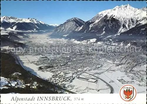 Innsbruck Fliegeraufnahme Kat. Innsbruck