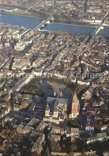 Maastricht Fliegeraufnahme St. Servaasbasiliek St. Janskerk Kat. Maastricht