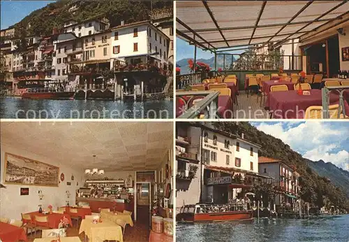 Gandria Lago di Lugano Restaurant Pension Bellavista Kat. Gandria