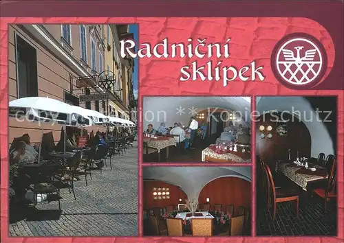 Cheb Restaurant Radnicni Sklipek Kat. Cheb