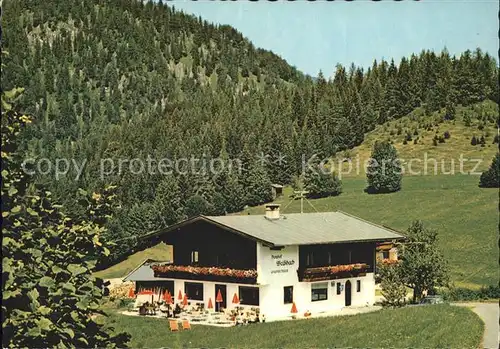 Waidring Tirol Berggasthof Weissbach Kat. Waidring