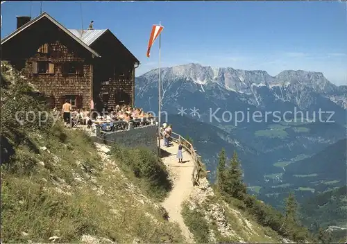 Berchtesgaden Purtschellerhaus mit Untersberg Kat. Berchtesgaden