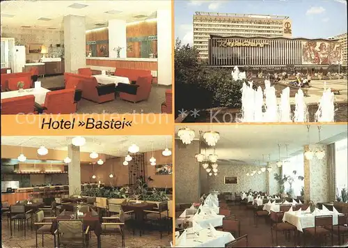 Dresden Hotel Bastei Interhotel Dresden Kat. Dresden Elbe