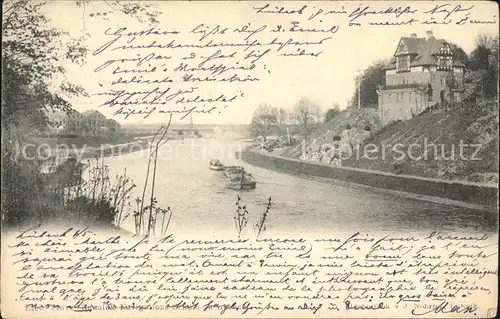 Luebeck Elbe Trave Kanal Navigationsschule Kat. Luebeck
