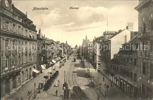 Mannheim Planken Strassenpartie Kat. Mannheim