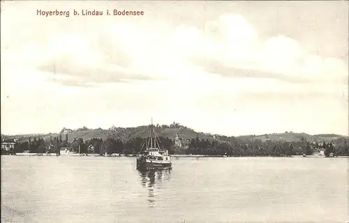Lindau Bodensee mit Hoyerberg Motorboot Kat. Lindau (Bodensee)