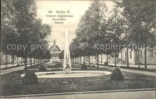 Berlin Virchow Krankenhaus Hauptallee Kapelle Kat. Berlin