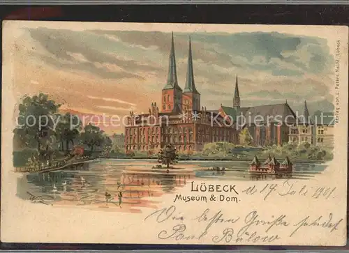 Luebeck Museum und Dom Kat. Luebeck