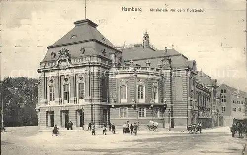 Hamburg Musikhalle vor dem Holstentor Kat. Hamburg