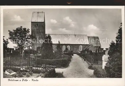 Boldixum auf Foehr Kirche Kat. Wyk auf Foehr