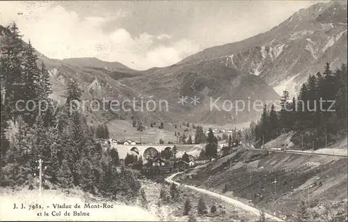 Chamonix Viaduc de Mont Roe et Col de Balme Kat. Chamonix Mont Blanc