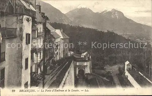 Briancon Porte d Embrun et le Losain Kat. Briancon