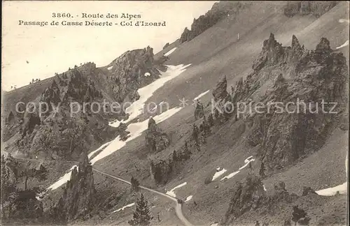 Briancon Passage de Casse Deserte Col d Izoard Route des Alpes Gebirgspass Kat. Briancon