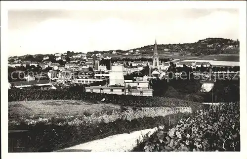 Epernay Marne Vue generale et le Mont Bernon Kat. Epernay